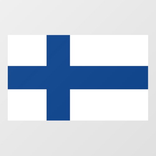 Floor Decal with flag of Finland