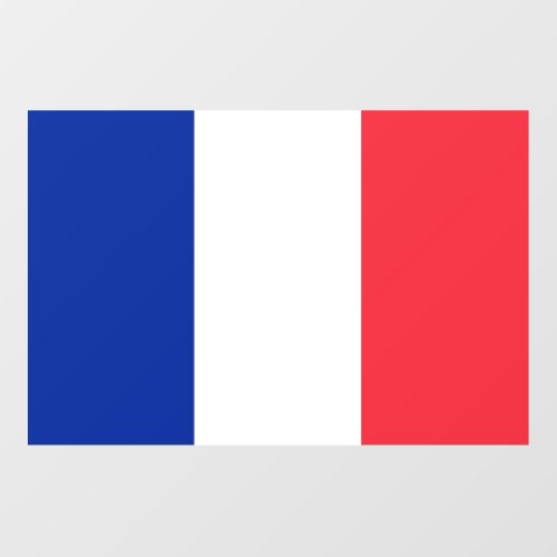 Floor Decal with flag of France