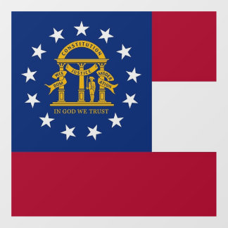 Floor Decal with flag of Georgia, U.S.