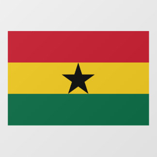 Floor Decal with flag of Ghana