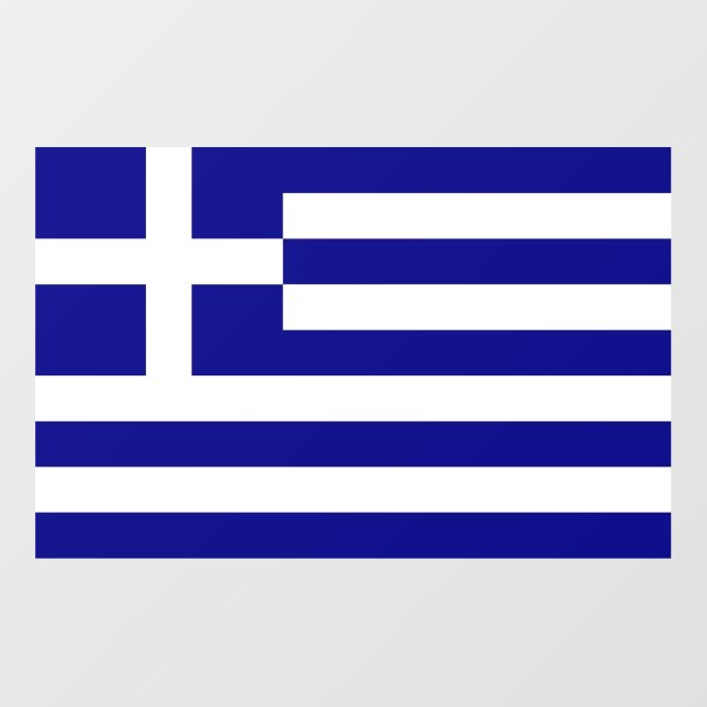 Floor Decal with flag of Greece (Front)