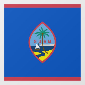 Floor Decal with flag of Guam, U.S.