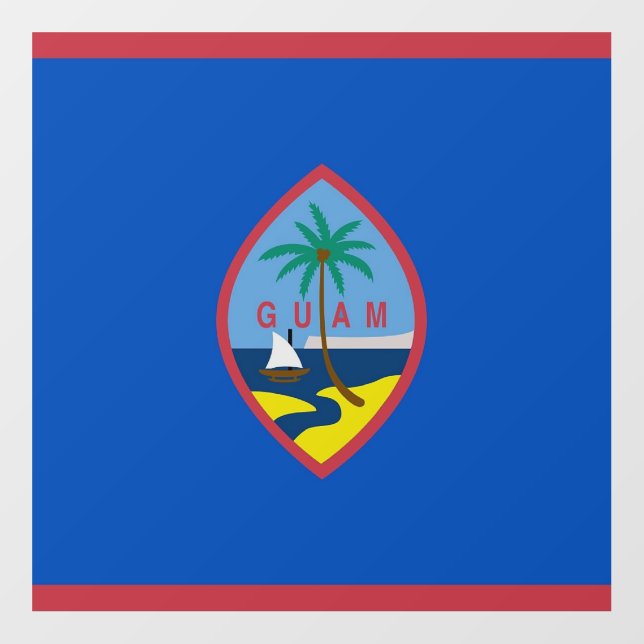 Floor Decal with flag of Guam, U.S. (Front)