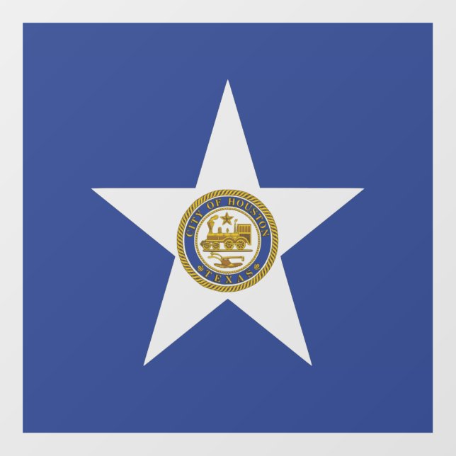 Floor Decal with flag of Houston, Texas, U.S. (Front)