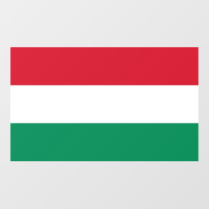 Floor Decal with flag of Hungary