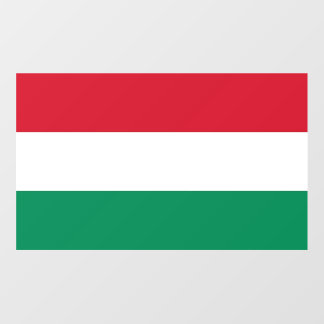 Floor Decal with flag of Hungary