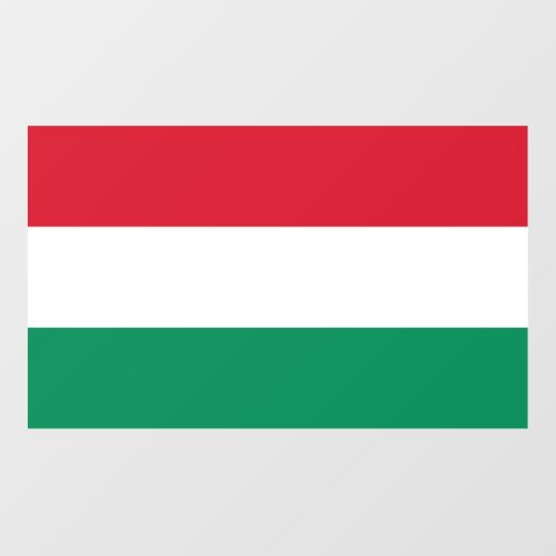 Floor Decal with flag of Hungary