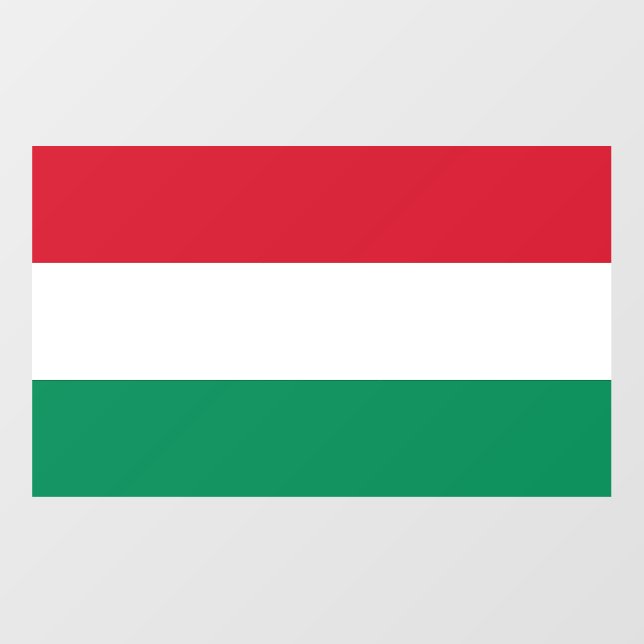 Floor Decal with flag of Hungary (Front)