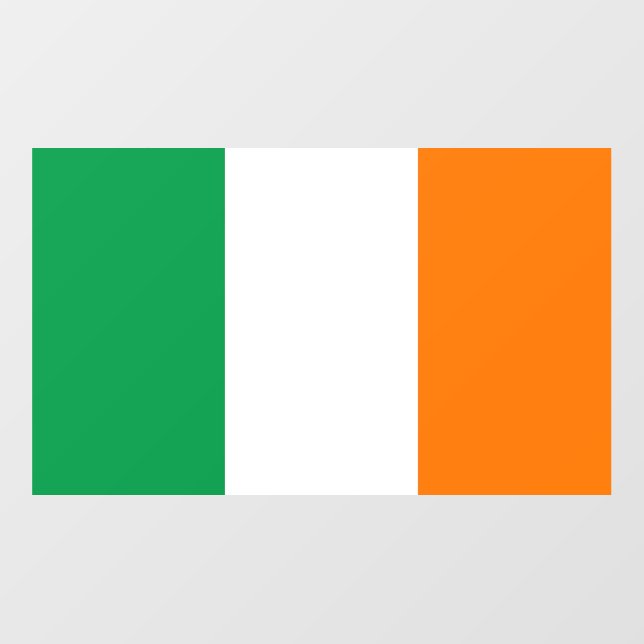 Floor Decal with flag of Ireland (Front)