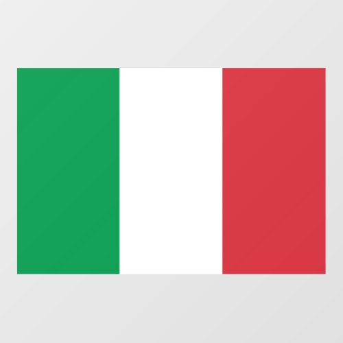 Floor Decal with flag of Italy