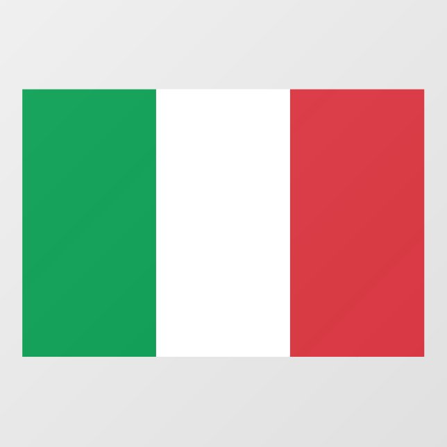 Floor Decal with flag of Italy (Front)