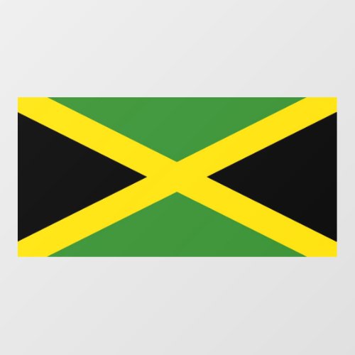 Floor Decal with flag of Jamaica
