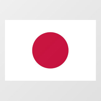 Floor Decal with flag of Japan