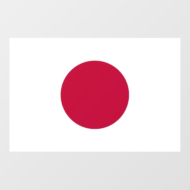 Floor Decal with flag of Japan (Front)