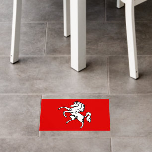 Floor Decal with flag of Kent County, England