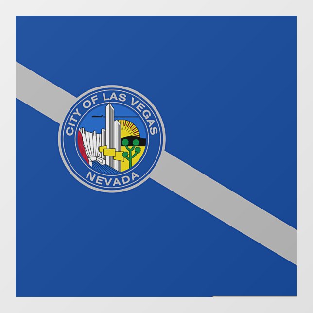 Floor Decal with flag of Las Vegas, U.S. (Front)