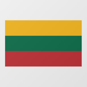 Floor Decal with flag of Lithuania