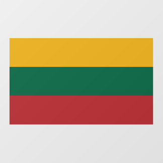 Floor Decal with flag of Lithuania