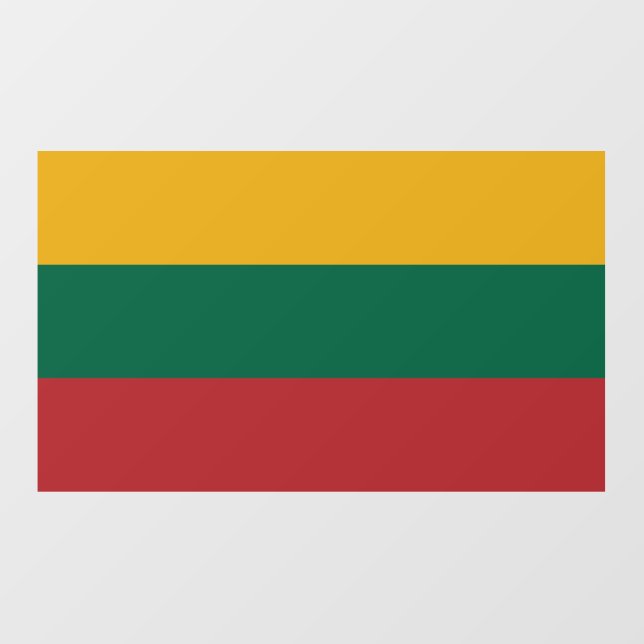 Floor Decal with flag of Lithuania (Front)