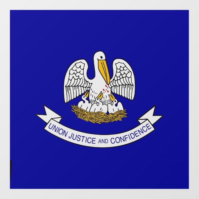 Floor Decal with flag of Louisiana, U.S. (Front)