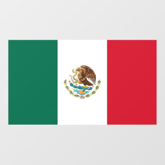 Floor Decal with flag of Mexico