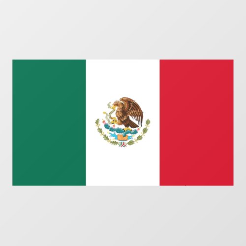 Floor Decal with flag of Mexico