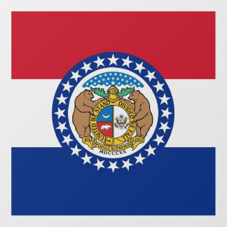 Floor Decal with flag of Missouri, U.S.