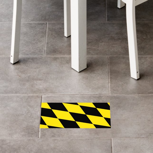 Floor Decal with flag of Munich (Restaurant)