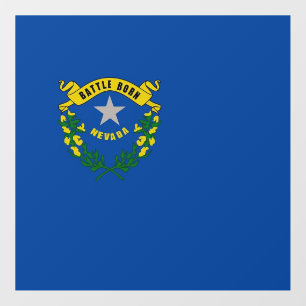 Floor Decal with flag of Nevada, U.S.
