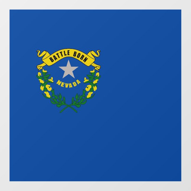 Floor Decal with flag of Nevada, U.S. (Front)