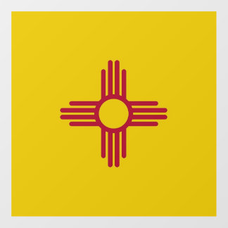 Floor Decal with flag of New Mexico, U.S.