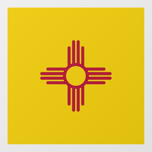 Floor Decal with flag of New Mexico, U.S. (Front)