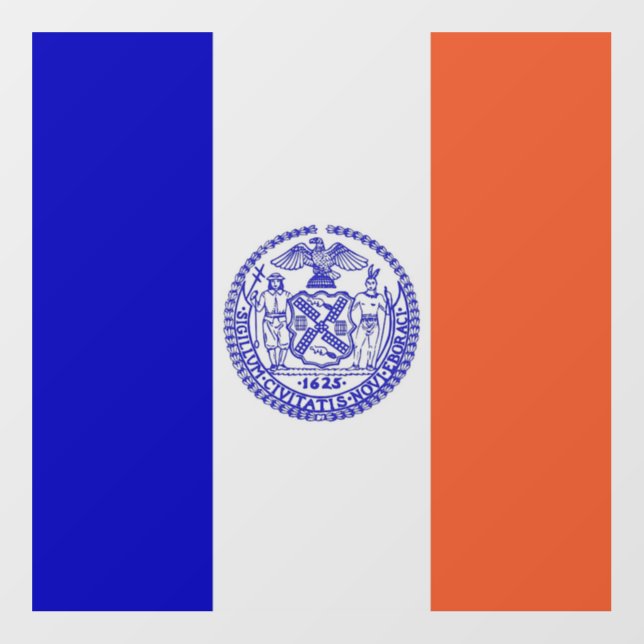 Floor Decal with flag of New York City, U.S. (Front)