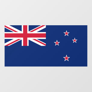 Floor Decal with flag of New Zealand