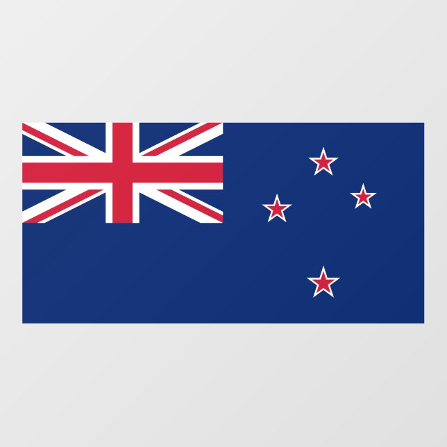 Floor Decal with flag of New Zealand (Front)