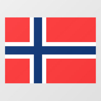 Floor Decal with flag of Norway