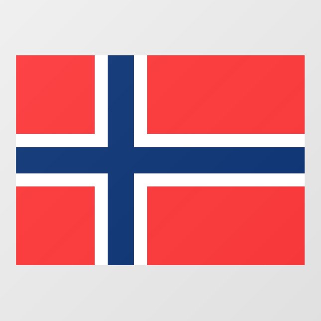 Floor Decal with flag of Norway (Front)