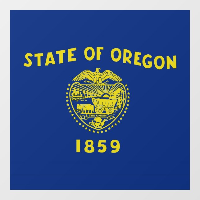 Floor Decal with flag of Oregon, U.S. (Front)