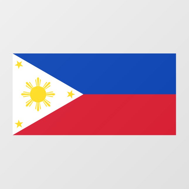 Floor Decal with flag of Philippines (Front)