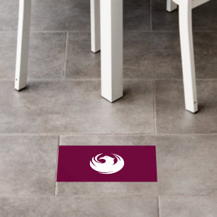 Floor Decal with flag of Phoenix, Arizona