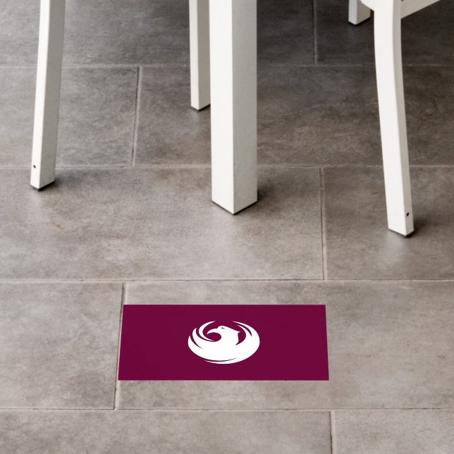 Floor Decal with flag of Phoenix, Arizona (Restaurant)
