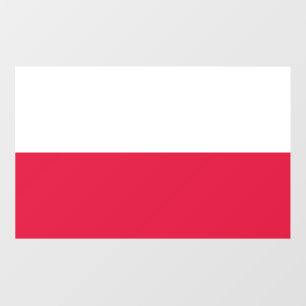 Floor Decal with flag of Poland