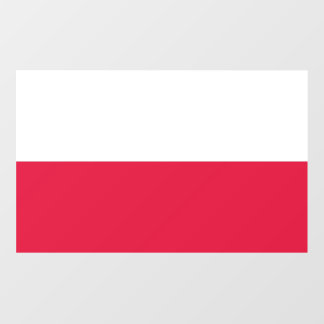 Floor Decal with flag of Poland