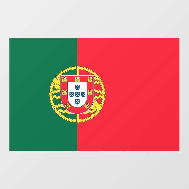 Floor Decal with flag of Portugal (Front)