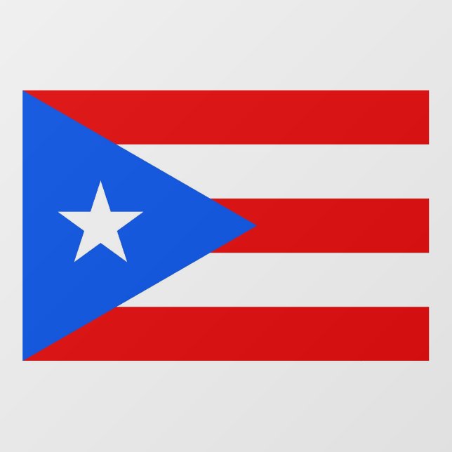 Floor Decal with flag of Puerto Rico, U.S. (Front)