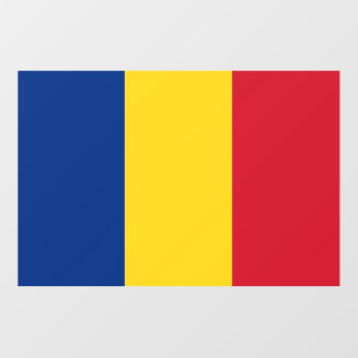 Floor Decal with flag of Romania