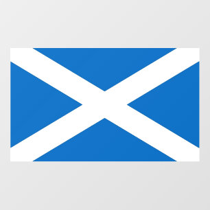 Floor Decal with flag of Scotland, United Kingdom