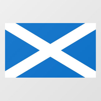 Floor Decal with flag of Scotland, United Kingdom
