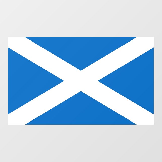 Floor Decal with flag of Scotland, United Kingdom (Front)