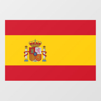 Floor Decal with flag of Spain